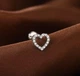 Лабрет "Сердце" для уха Asteel L036601 медицинская сталь 8 мм - изображение 1
