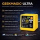 Wi-Fi годинник з метеостанцією GeekMagic Ultra (Версія -Ultra) з кольоровим дисплеєм, підтримка GIF/JPG, фотоальбом, прогноз погоди, Жовтий - изображение 2