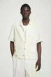 Сорочка чоловіча COS short-sleeved seersucker shirt 1222172001 XL Білий - изображение 1
