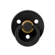 Пустушка BIBS 0-6 m Colour Latex Round - Black - изображение 1