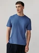 Футболка Next чоловіча S базова, стандартний крій Regular Fit, , синя - изображение 4