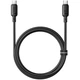 Кабель Type-C - Type-C Baseus Silky Series Type-C to Type-C 100W 1m чорний (P10377704113-00) - зображення 2