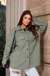 Рубашка AGER L-XL Оливковый 257R153 - изображение 6