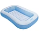 Дитячий надувний басейн Intex 57403-1 Rectangular Pool синій 166х100х28 см з надувним дном та кульками 10 шт (21-9-57403-1) - зображення 2