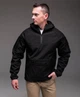 Анорак чоловічий Softshell на флісі S чорний 1995195 - изображение 1