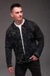 Куртка джинсова чоловіча на гудзиках 2XL чорний 4392101s3 - изображение 4