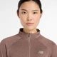 Женский коричневый реглан New Balance Heat Grid 40 (L) (WT43200EAT) - изображение 5