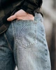 Мужские джинсы Delirium голубые Loose Fit, свободный крой коттон, городские джинсы street style 29 - изображение 6