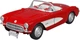 Model do składania Maisto Chevrolet Corvette 1957 1:24 Czerwony MST39275 (090159392750) - obraz 3