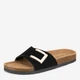 Женские шлепанцы замшевые Lasocki HYSC0122056-1 5903698594804 37 24.5 см Черные (5903698594873) - изображение 3