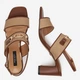 Женские босоножки Nine West 2489-19 5906751099469 41 27.5 см Бежевые (5906751099520) - изображение 4