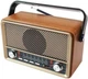 Радіоприймач Kemai MD-511BT Bluetooth портативна колонка з USB SD FM AM SW, радіо з аккумулятором 18650 та пультом ДК - зображення 2