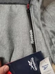 Мужская куртка reebok серая размер М - изображение 7