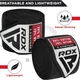 Бинти RDX RB New Professional Boxing Hand Wraps Чорний MISC (HWC-B+) - изображение 3