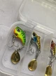 Набор тейл спиннеров EOS Jig Tail Spinner Kit 14g (5 шт приманок + коробка) - изображение 2