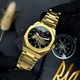 Годинник наручний Awarder 026-3D Де би не був Gold-Black - изображение 2