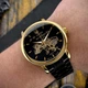 Годинник наручний Awarder 022 Black-Gold Automatics Metall Не Забуду Дім - изображение 4