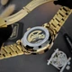 Годинник наручний Awarder 022 Gold-Gold Automatics Metall Не Забуду Дім - изображение 11