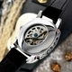 Годинник наручний Awarder 021-3D Де би не була Silver-Black-Black Leather - изображение 6
