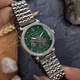 Годинник наручний Awarder 047 Silver-Green - изображение 3
