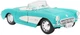 Металлическая модель автомобиля Maisto Chevrolet Corvette 1957 1:24 Синий MST31275 (090159072225) - изображение 2