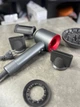 Ионный фен для волос Weizer Ionic Hair Dryer 5 насадок красный - изображение 4