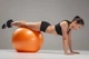М'яч для фітнесу (фітбол) Power System PS-4011 Ø55 cm PRO Gymball Orange - изображение 9