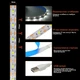 Светодиодная лента от USB 1 м водонепроницаемая - изображение 8