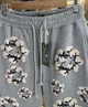 Шорти Denim Tears Ss25 Grey/Beige Logo M - изображение 4
