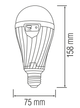 Лампа Аккумуляторная "DURALITE-12" 12W 6400K, E27 - изображение 2