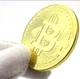 BTC Сувенірна монета Біткоїн Bitcoin без капсули колір: золото - зображення 2