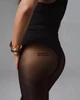 Колготки Obsessive PATRISE CLASSY TIGHTS с надписью "NAUGHTY BUT CLASSY" Черные S/M - изображение 3