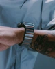 Ремінець Nomad Stratos для Apple Watch 46/49mm Natural Hardware (Ultra Orange) - зображення 2