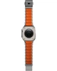 Ремінець Nomad Stratos для Apple Watch 46/49mm Natural Hardware (Ultra Orange) - зображення 8