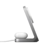Беспроводное зарядное устройство Nomad Stand One Qi2 25W 2-в-1 (Silver) - изображение 4