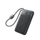 Зовнішній акумулятор Baseus EnerFill FC11 Digital Display Power Bank with Dual Built-in Cables 10000mAh 22.5W Cosmic Black (E0027R04) - зображення 3