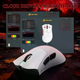 Ігрова миша ATTACK SHARK V3 PRO 55g (PAW3311, 22 000 DPI, Bluetooth/2.4G/USB-C, RGB Білий - зображення 2