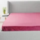 Простыня на резинке 160×200 ТЕП VELOUR бордовая, велюр 200 г/м² - изображение 2