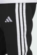Штани Essentials Essentials 3-Stripes Fleece Black JD1861 S - зображення 4