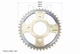 Звезды и цепь комплект 428H 122 звена 42T 14T каленая для мотоцикла BOXER BM, BMX 150cc, ведущая и ведомая звезда, артикул 998399 - изображение 3