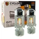 Світлодіодна LED лампа CYCLONE G11 H4 5500K 11000LM 2 шт комплект - изображение 1