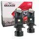 Світлодіодна LED лампа DECKER GL-01 PRO H4 5500K 9000LM 2 шт комплект - изображение 1