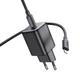 УМБ Павербанк Hoco J123D 90000 mAh 22.5W 3A и Подарок Сетевой Адаптер Hoco 20W с кабелем Type-C to Type-C с быстрой зарядкой Павербанк с фонарем Черный - изображение 9