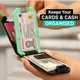 Компактный кошелек для карт и наличных с RFID-защитой от считывания серебристый (NR0330_2) - изображение 5