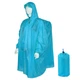 Дощовик дитячий туристичний пончо Плащ-палатка накидка від дощу Bluefield nylon 15D Розмір S на зріст до 160 см Блакитний - зображення 5