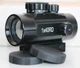 Коліматорний приціл для пневматики та страйкболу Red Dot 1x40 RD Alu мітка крапка червоний/зелений металевий Black - зображення 1