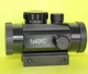 Коліматорний приціл для пневматики та страйкболу Red Dot 1x40 RD Alu мітка крапка червоний/зелений металевий Black - зображення 9