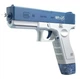 Водяний пістолет електричний Glock water gun заряджання від USB + великий магазин - зображення 3