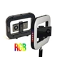Кольцевая лампа риг YM-200-RGB 45 цветовых режимов - изображение 7
