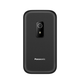 Мобільний телефон розкладний Panasonic KX-TF600EXB 2.7" 320x240 TFT Nano-SIM 1100 mAh IP44 Black - зображення 1